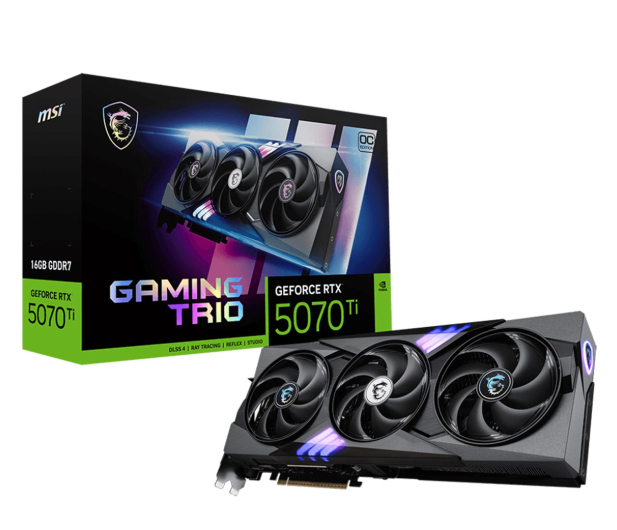 MSI GeForce RTX 5070 Ti Gaming Trio OC 16GB GDDR7 - 1333201 - zdjęcie